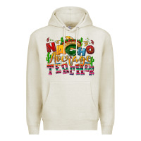 Oatmeal Heather Nacho average Teacher Premium Hoodie - NancyCooperArtShop