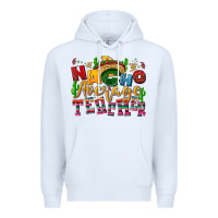 White Nacho average Teacher Premium Hoodie - NancyCooperArtShop