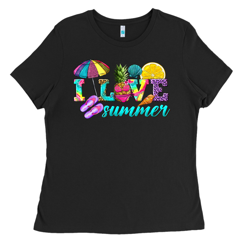 I Love Summer Ladies Tee by texasbilliewilder | Teevron
