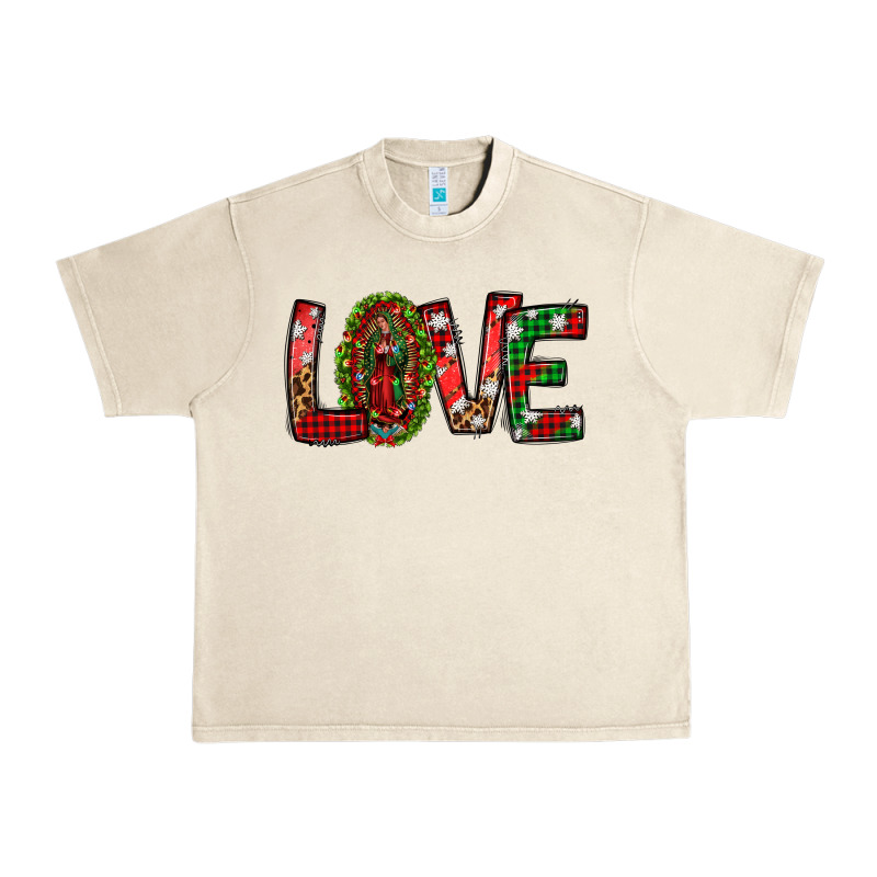 Our Lady Of Guadalupe Christmas Love Urban Heavy Tee by Jasminsmagicworld | Teevron