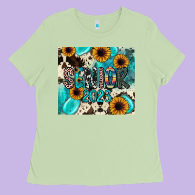 Senior 2023 Ladies Tee Designed By Jahusdesignshop