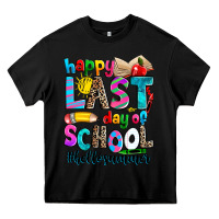 Black happy last day of school Heavy Core Tee - Zillion Design Studio