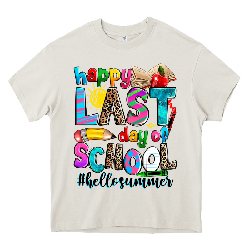 Happy Last Day Of School Heavy Core Tee by Zillion Design Studio | Teevron