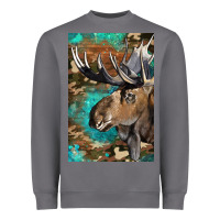 Storm Western Camo Moose Heavyweight Sweatshirt - LillyAllenDesigns