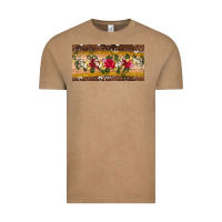 Vintage Coffee western  leopardfloral licanse plate Vintage Tee - Artiststas