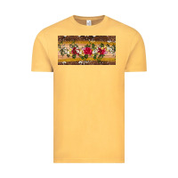Vintage Mustard western  leopardfloral licanse plate Vintage Tee - Artiststas