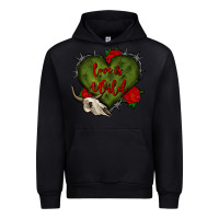 Black love is wild with bullskull olivia Urban Hoodie - OliviaCreatesArt