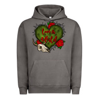 Pigment Tornado love is wild with bullskull olivia Urban Hoodie - OliviaCreatesArt