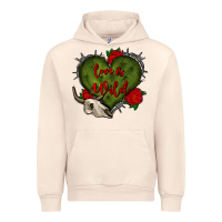 Sandshell love is wild with bullskull olivia Urban Hoodie - OliviaCreatesArt
