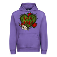 Tulip love is wild with bullskull olivia Urban Hoodie - OliviaCreatesArt