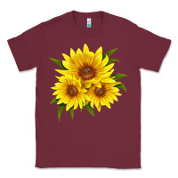 Burgundy maximillian perennial sunflower Classic Tee - LillyAllenDesigns