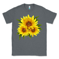 Charcoal Heather maximillian perennial sunflower Classic Tee - LillyAllenDesigns