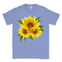 Colony Blue maximillian perennial sunflower Classic Tee - LillyAllenDesigns