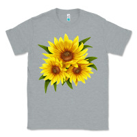 Heather Grey maximillian perennial sunflower Classic Tee - LillyAllenDesigns