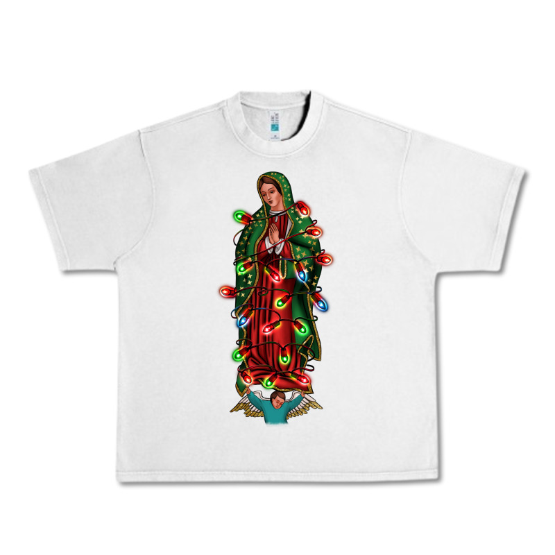 Our Lady Of Guadalupe Christmas Urban Heavy Tee by Jasminsmagicworld | Teevron