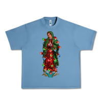 Pebble Blue our lady of Guadalupe Christmas Urban Heavy Tee - Jasminsmagicworld
