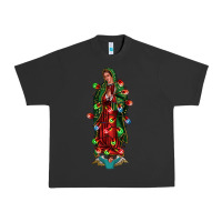 Pigment Black our lady of Guadalupe Christmas Urban Heavy Tee - Jasminsmagicworld