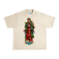 Sandshell our lady of Guadalupe Christmas Urban Heavy Tee - Jasminsmagicworld