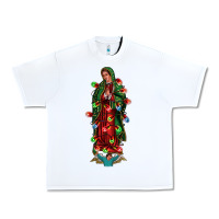 White our lady of Guadalupe Christmas Urban Heavy Tee - Jasminsmagicworld