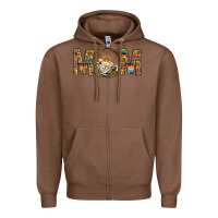 Chestnut Western Mom With Baby Jesus Zipper Hoodie - BundleAndBundleShop
