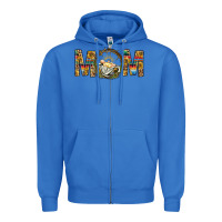 True Royal Western Mom With Baby Jesus Zipper Hoodie - BundleAndBundleShop