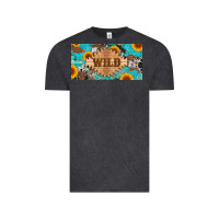 Vintage Black western wild and sunflower leopard turquoise cowhide licanse plate Vintage Tee - Artiststas
