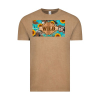 Vintage Coffee western wild and sunflower leopard turquoise cowhide licanse plate Vintage Tee - Artiststas