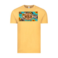Vintage Mustard western wild and sunflower leopard turquoise cowhide licanse plate Vintage Tee - Artiststas