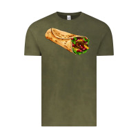 Vintage Olive burrito Vintage Tee - AdoDesignShop