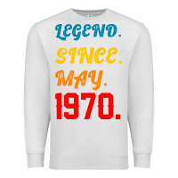 Oatmeal Heather Legend Since May 1970 Premium Sweatshirt - Bettercallsaul
