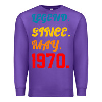 Purple Legend Since May 1970 Premium Sweatshirt - Bettercallsaul