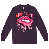 Plum gimme some sugar Long Sleeve Tee - MaliasSmallBusiness