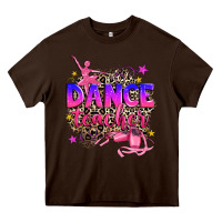 Chocolate Brown dance teacher Heavy Core Tee - Zillion Design Studio
