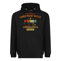 Black Never Underestimate A Nurse Heavyweight Hoodie - Bettercallsaul