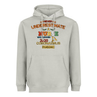 Moon Dust Never Underestimate A Nurse Heavyweight Hoodie - Bettercallsaul