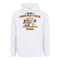 White Never Underestimate A Nurse Heavyweight Hoodie - Bettercallsaul