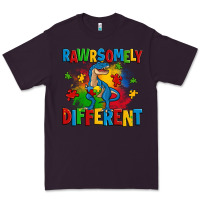 Plum rawrsomely different autism trex Premium Tee - Zillion Design Studio
