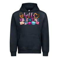 Navy hello valentine Urban Hoodie - OliviaCreatesArt