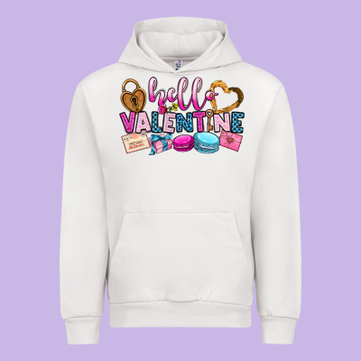 Hello Valentine Urban Hoodie Designed By Oliviacreatesart