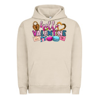 Pigment French Oak hello valentine Urban Hoodie - OliviaCreatesArt