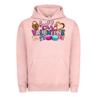 Pigment Salmon hello valentine Urban Hoodie - OliviaCreatesArt