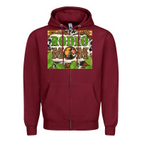 Burgundy Western Rodeo Mom Tumbler Zipper Hoodie - BundleAndBundleShop