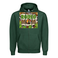 Sports Green Western Rodeo Mom Tumbler Zipper Hoodie - BundleAndBundleShop