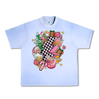 Grape Ice pink christmas lightning bolt Urban Heavy Tee - AdoDesignShop
