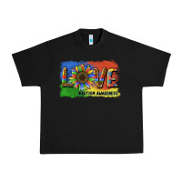 Black sunflower love autism awareness Urban Heavy Tee - BarkalooDesign