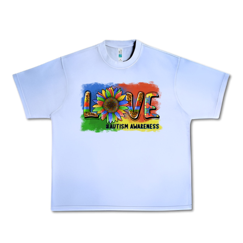 Sunflower Love Autism Awareness Urban Heavy Tee by BarkalooDesign | Teevron