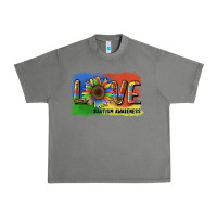 Tornado sunflower love autism awareness Urban Heavy Tee - BarkalooDesign