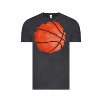 Vintage Black basketball patch Vintage Tee - AdoDesignShop