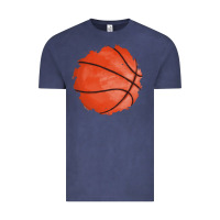 Vintage Denim basketball patch Vintage Tee - AdoDesignShop