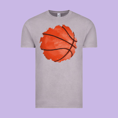 Basketball Patch Vintage Tee Designed By Adodesignshop
